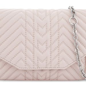 [NWT]Maje Light Pink Quilted Leather Crossbody Bag